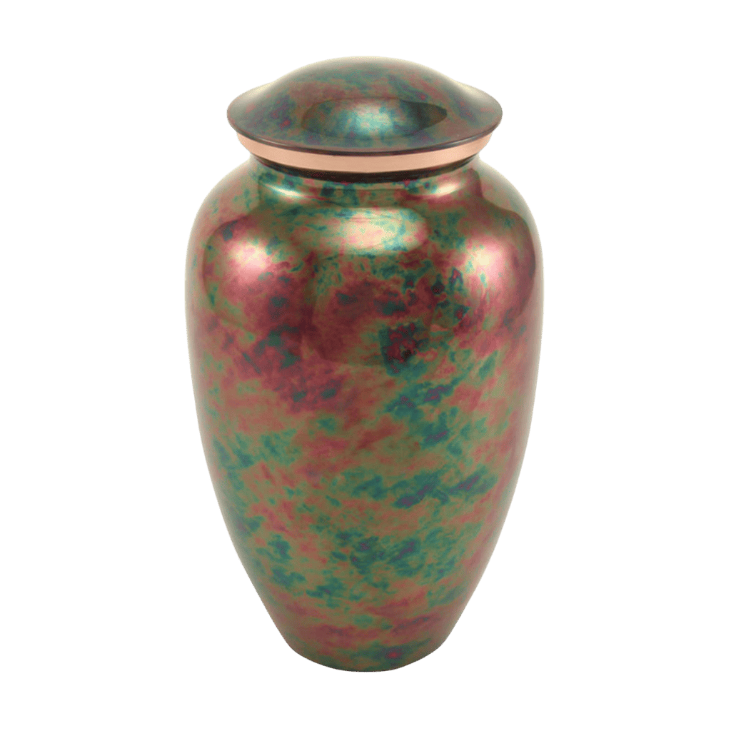 Raku (stainless steel) Large Classic Urns Stainless Steel Multi-Colour Memorial | SKU: AMU-AU2930L