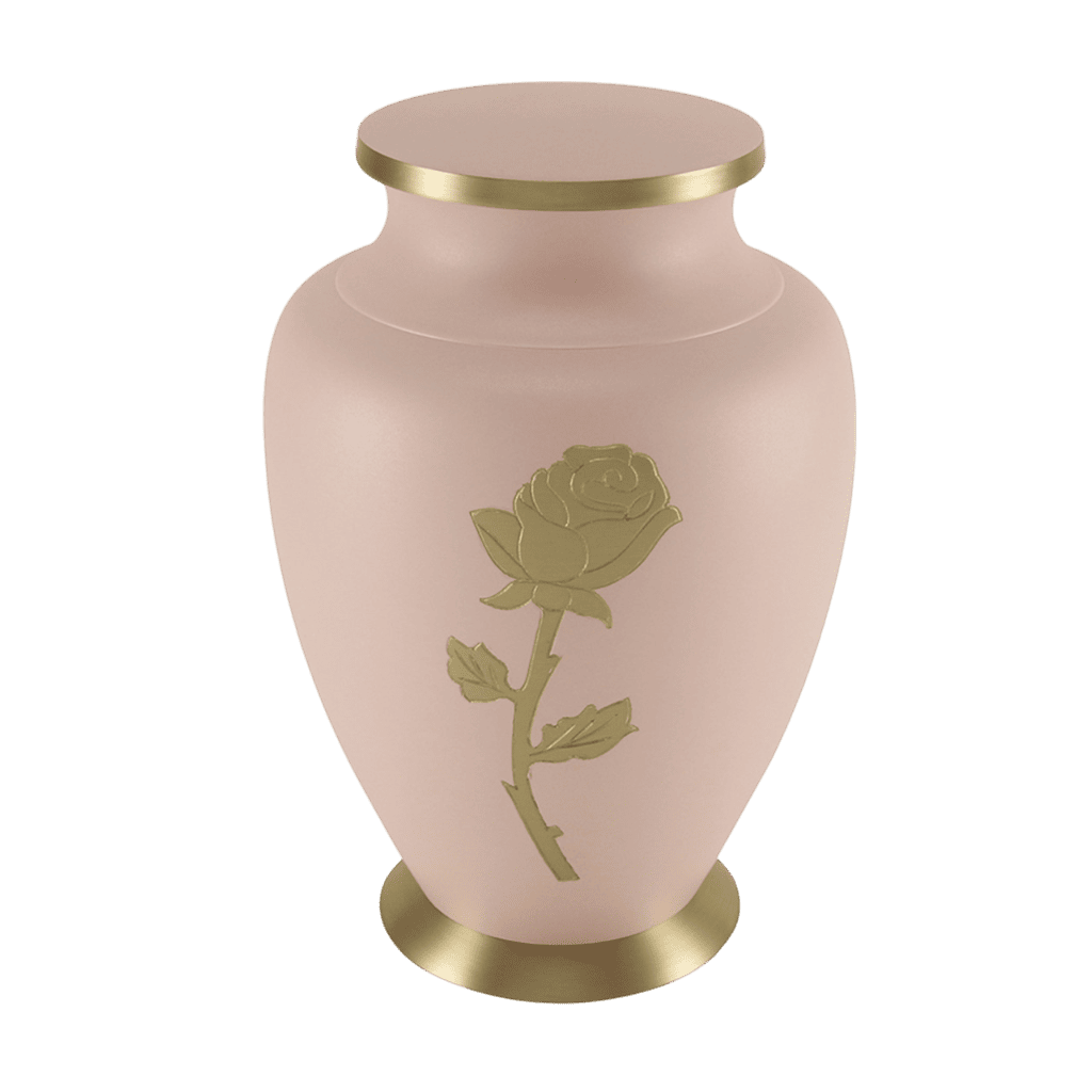 Aria Rose Large Aria Brass Pink Memorial | SKU: AMU-AU5243L