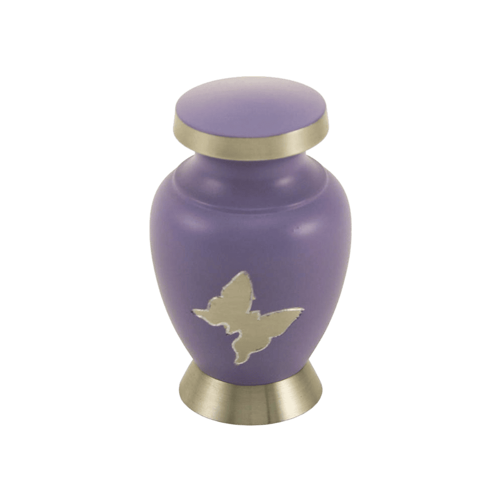 Aria Butterfly Keepsake Aria Brass Purple Memorial | SKU: AMU-AU5245K