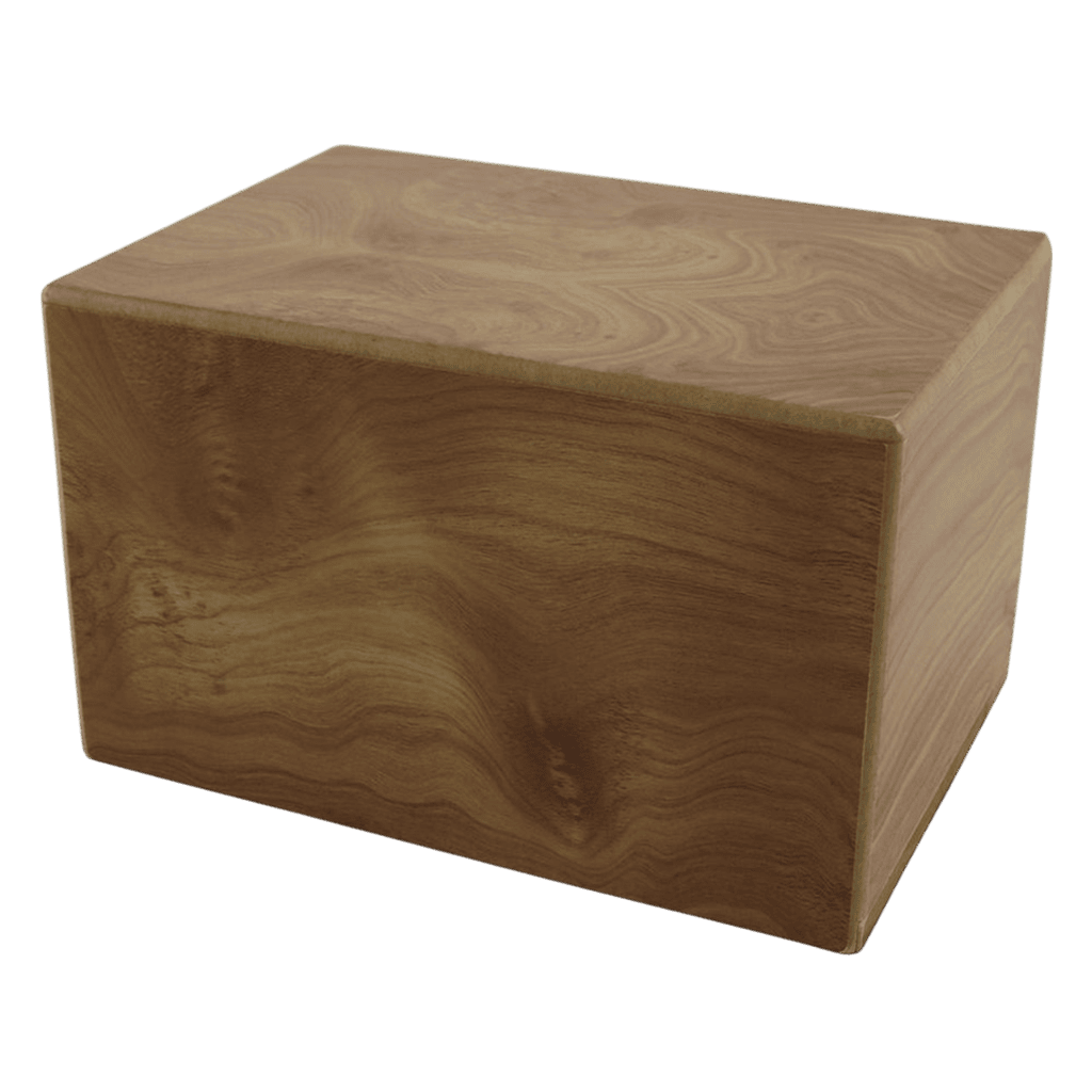 Natural Finish Box Large MDF Frames MDF Wood Memorial | SKU: AMU-AUCMBN200