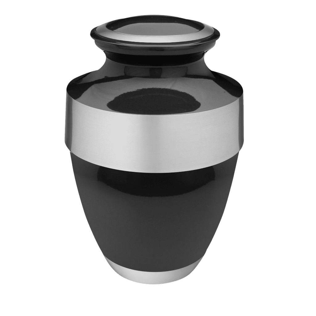 Espana Midnight Adult Classic Urns Brass Black Memorial | SKU: AMU-AULA261