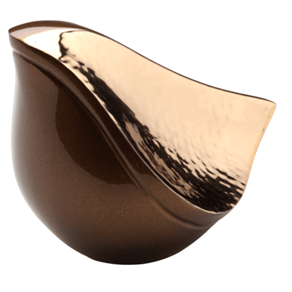 LoveBird Bronze Keepsake Lovebirds Keepsakes Brass Bronze Memorial | SKU: AMU-AULK551