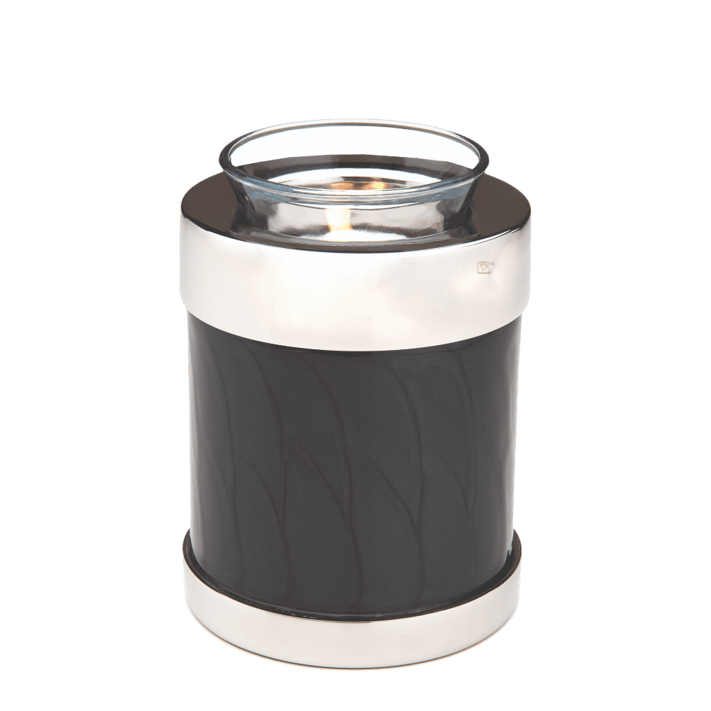 Blessings Midnight Tealight Tealights Brass / Glass Black Memorial | SKU: AMU-AULT666