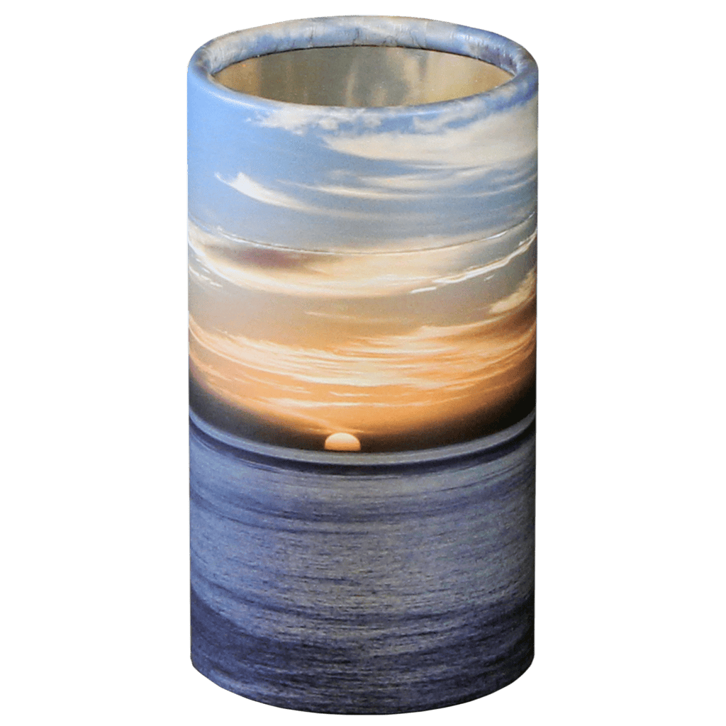 Scatter Tube Ocean Sunset Mini Passages Biodegradable Blue Memorial | SKU: AMU-MI-AUPSTO