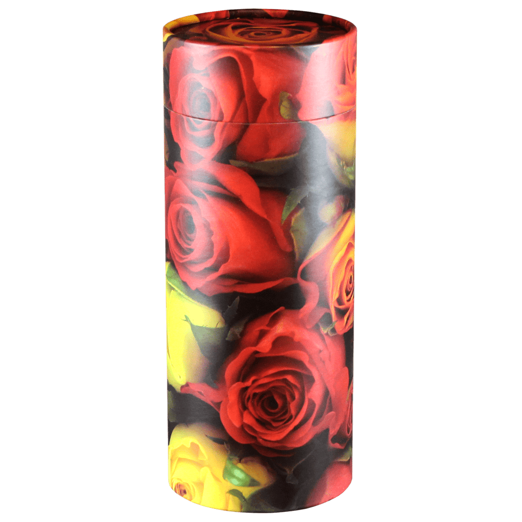 Scatter Tube Rose Large Passages Biodegradable Red Memorial | SKU: AMU-L-AUPSTRO