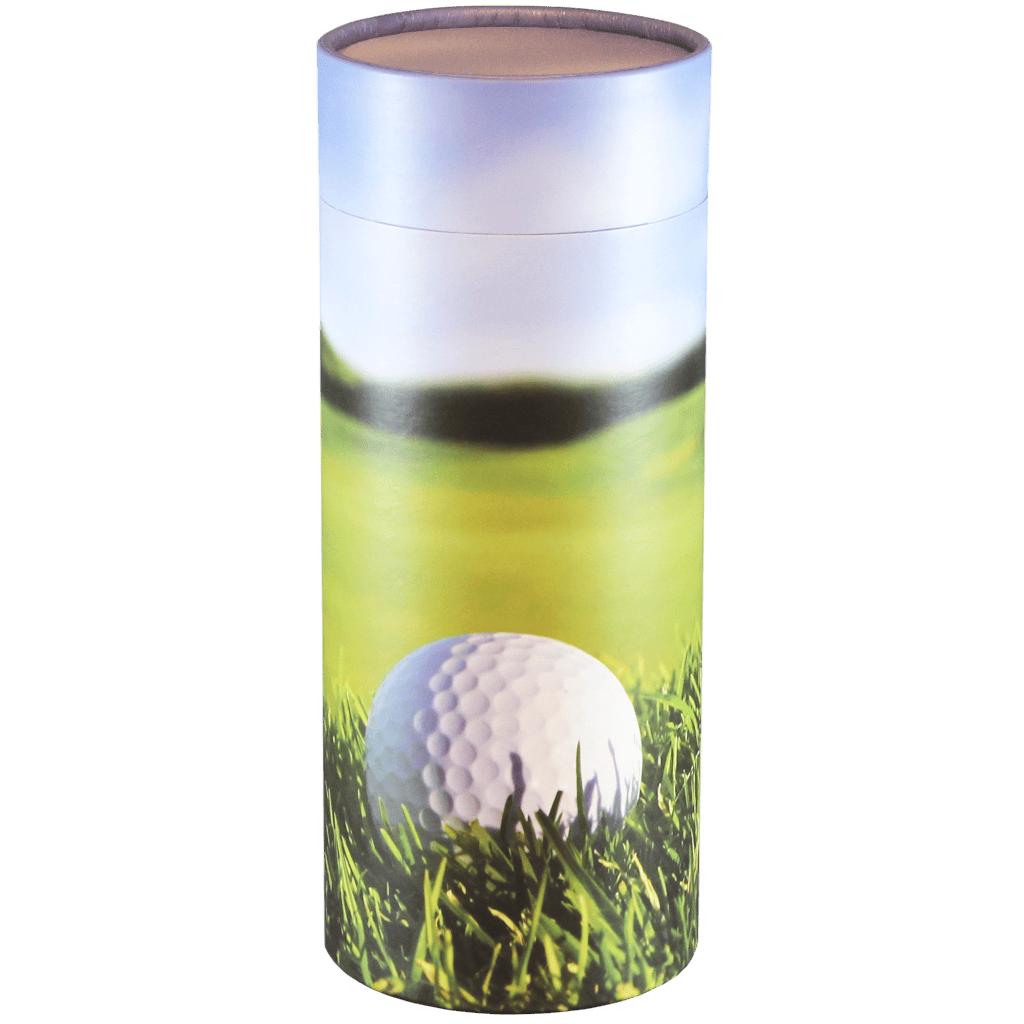 Scatter Tube The 19th Hole Large Passages Biodegradable Green Memorial | SKU: AMU-L-AUPSTT