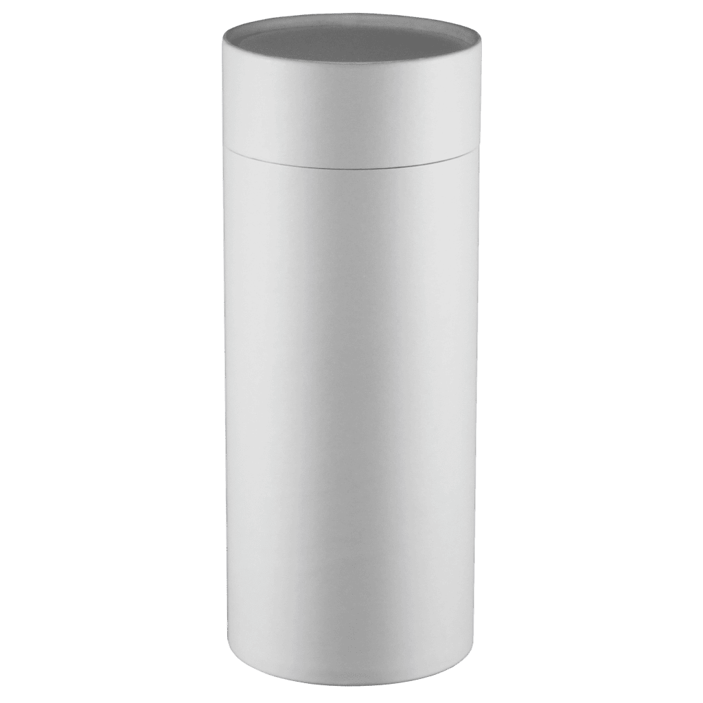 Scatter Tube White Large Passages Biodegradable White Memorial | SKU: AMU-L-AUPSTWT