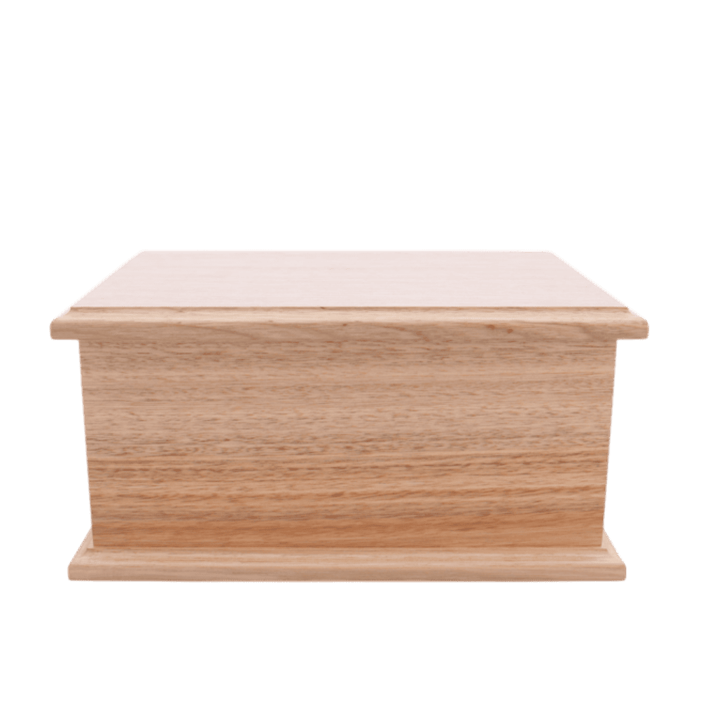 Tasmanian Oak Timber Urn Small  Tasmanian Timber Urns  Tasmanian Oak  Wood  Memorial | SKU: AMU-AU004TOSml
