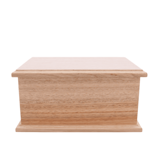 Tasmanian Oak Timber Urn Small  Tasmanian Timber Urns  Tasmanian Oak  Wood  Memorial | SKU: AMU-AU004TOSml