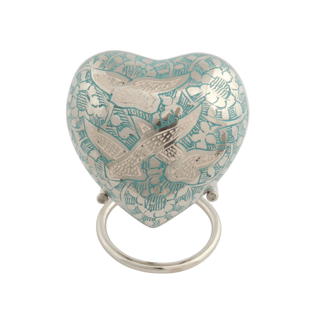 Going Home Elite Heart  Elite  Brass  Blue  Memorial | SKU: AMU-AU2688H