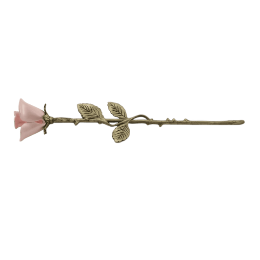 Aria Rose Keepsake Pink Bronze Stem  Aria  Brass  Pink  Memorial | SKU: AMU-AU2754