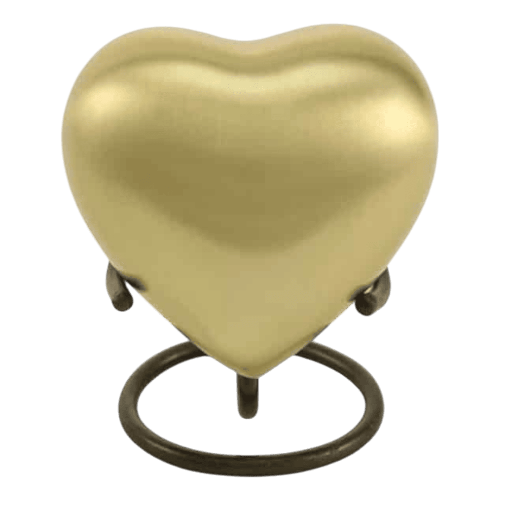 Athena Bronze Heart  Classic Urns  Brass  Bronze  Memorial | SKU: AMU-AU2801H
