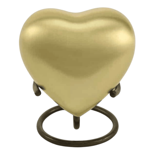 Classic Bronze Heart  Classic Urns  Brass  Bronze  Memorial | SKU: AMU-AU2801H