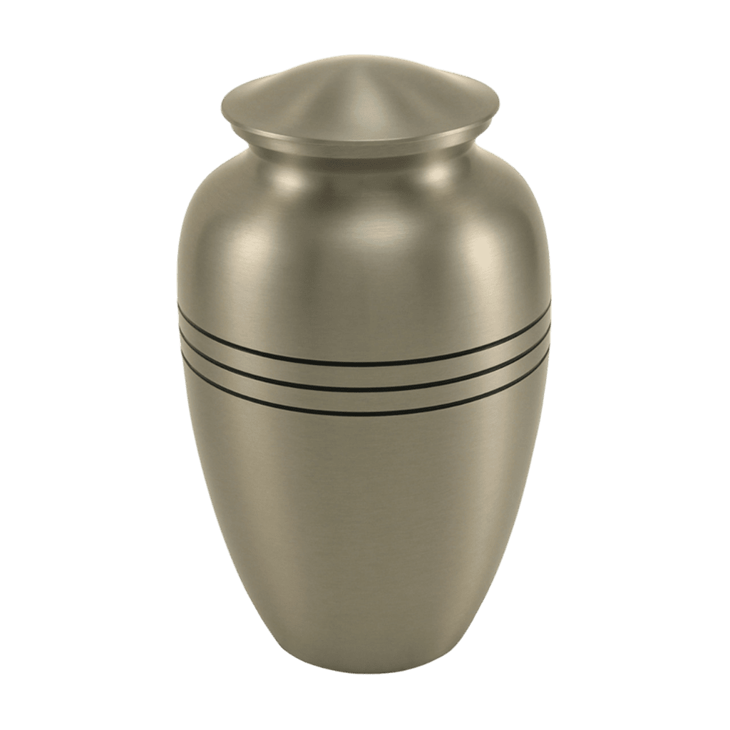 Classic Pewter Large  Classic Urns  Brass  Pewter  Memorial | SKU: AMU-AU2802L