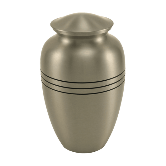 Classic Pewter Large  Classic Urns  Brass  Pewter  Memorial | SKU: AMU-AU2802L