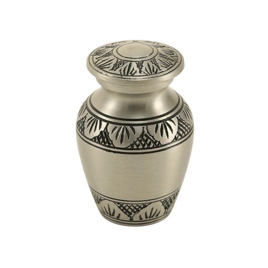 Athena Pewter Keepsake  Classic Urns  Brass  Pewter  Memorial | SKU: AMU-AU2805K