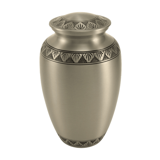 Athena Pewter Large  Classic Urns  Brass  Pewter  Memorial | SKU: AMU-AU2805L