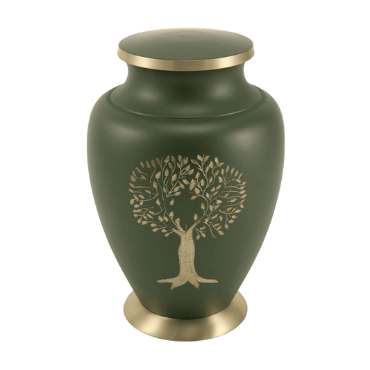 Aria Tree of Life Large  Aria  Brass  Green  Memorial | SKU: AMU-AU5240L