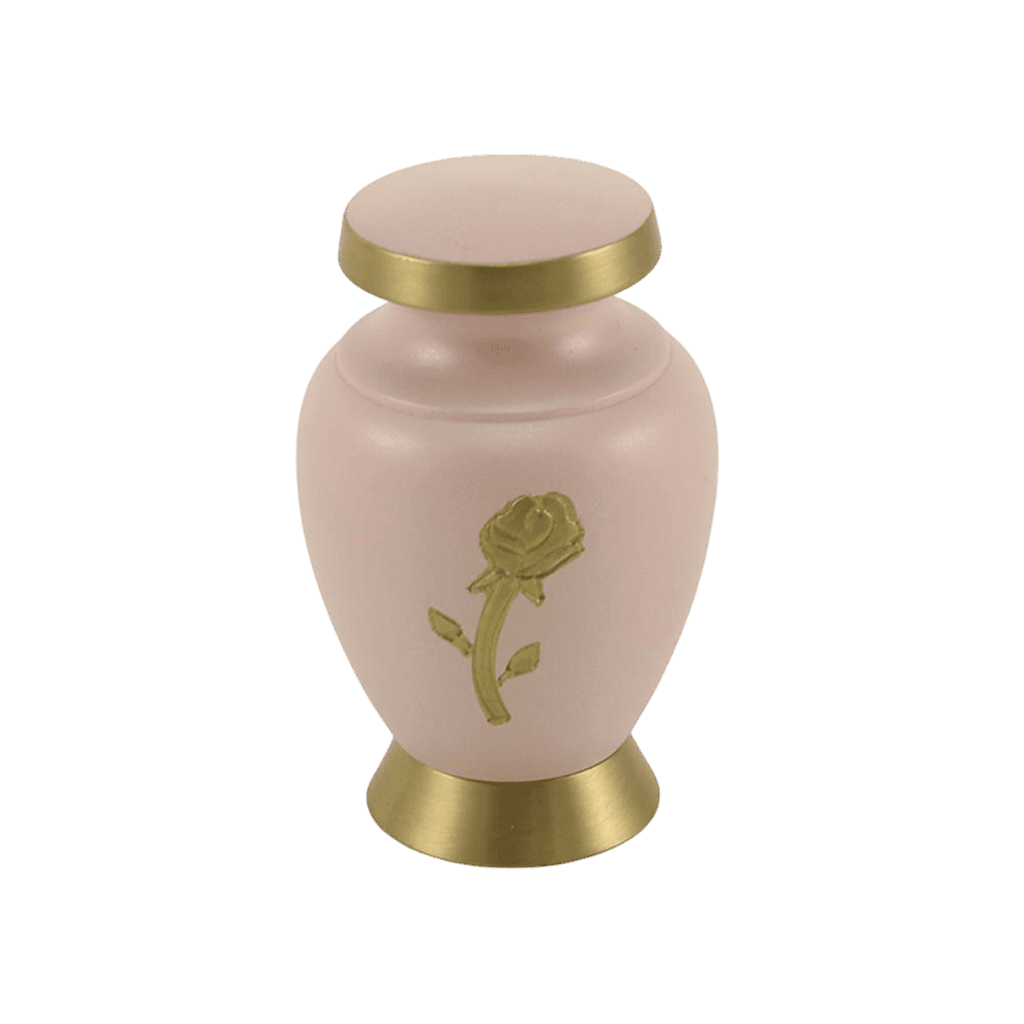 Aria Rose Keepsake  Aria  Brass  Pink  Memorial | SKU: AMU-AU5243K