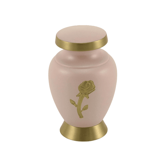 Aria Rose Keepsake  Aria  Brass  Pink  Memorial | SKU: AMU-AU5243K