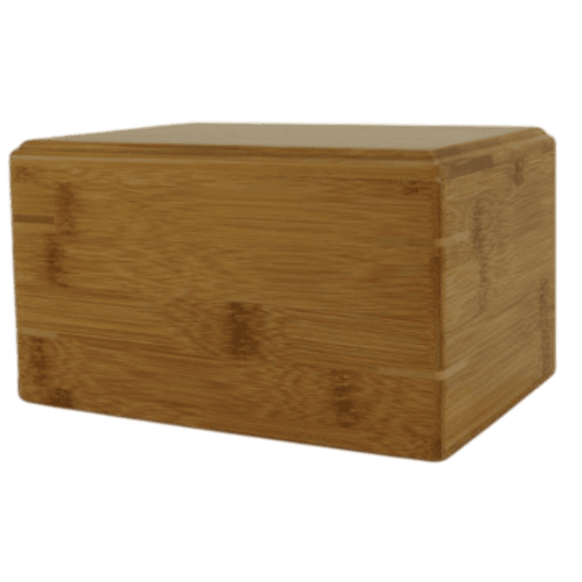 Bamboo Box Large  Box Urns  Bamboo  Wood  Memorial | SKU: AMU-AUCB200