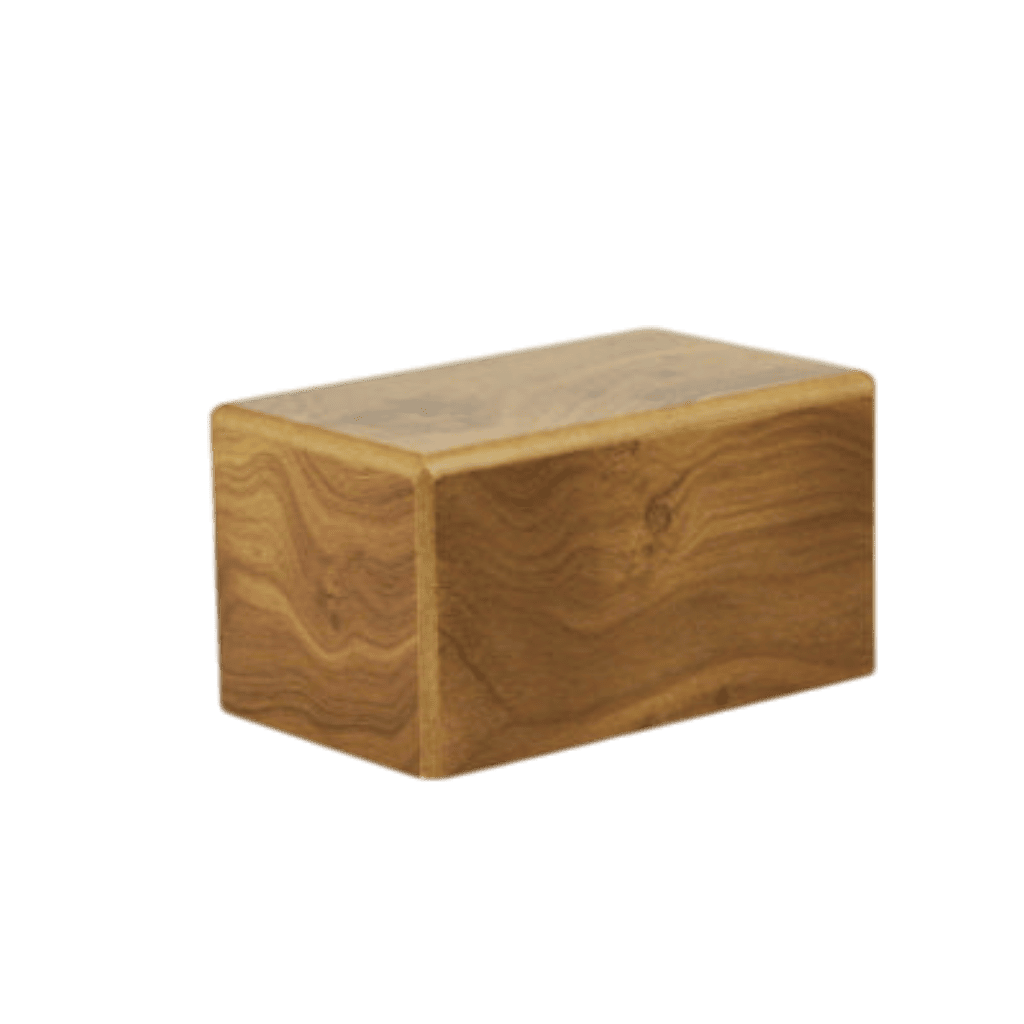 Natural Finish Box Keepsake  MDF Frames  MDF  Wood  Memorial | SKU: AMU-AUCMBN25