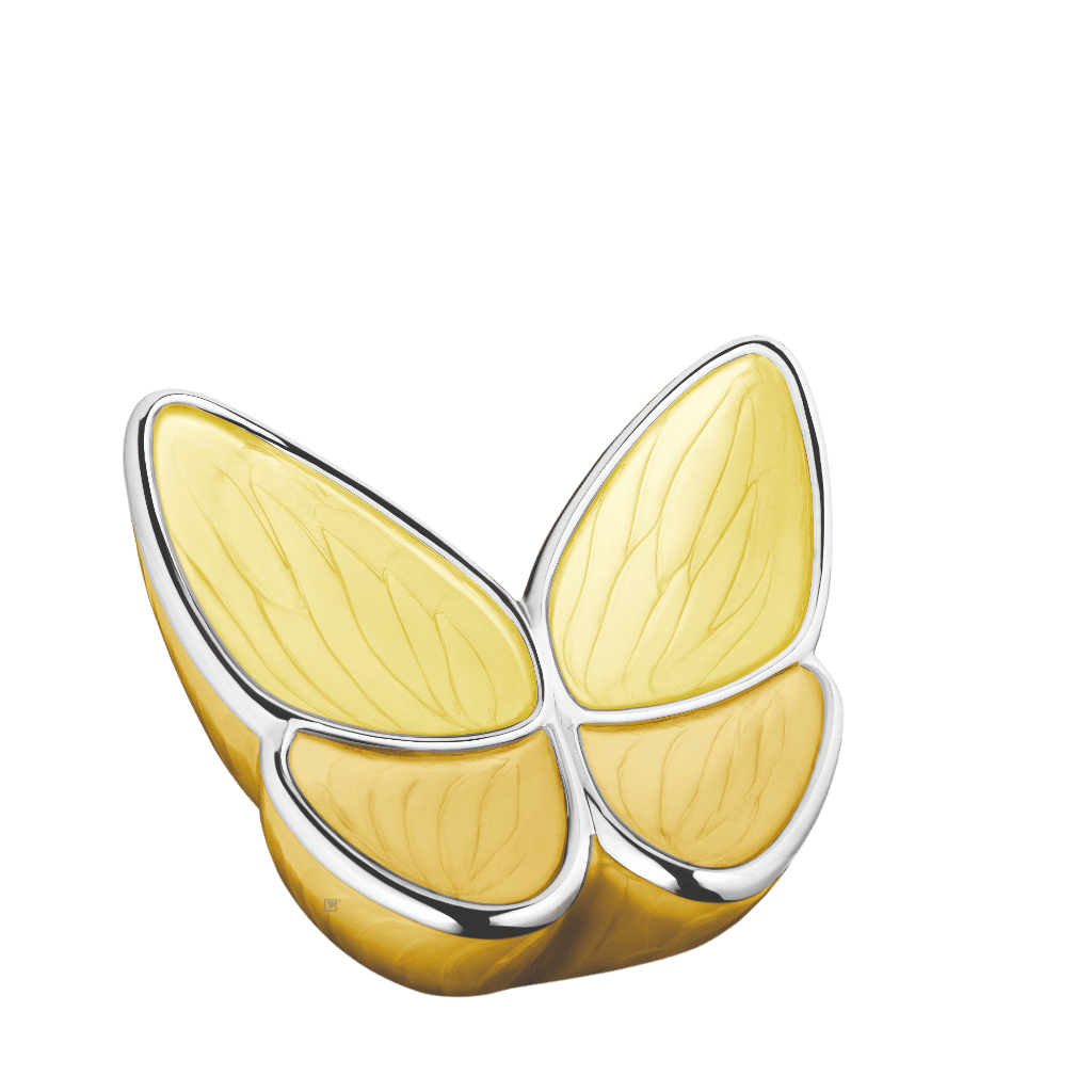 Wings of Hope Yellow Medium  Wings of Hope  Brass  Yellow  Memorial | SKU: AMU-AULM1043