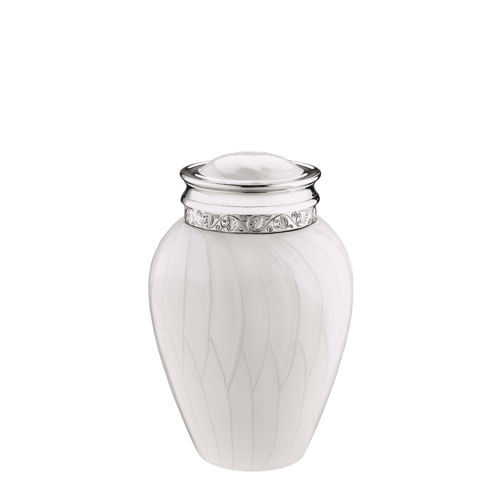 Blessings White Medium  Blessings  Brass and Alloy  White  Memorial | SKU: AMU-AULM297