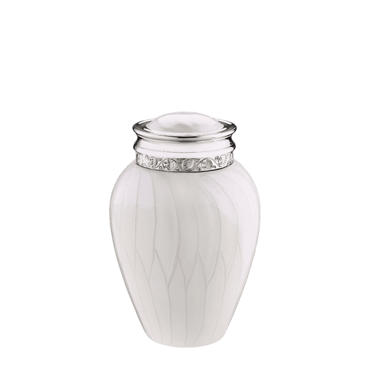 Blessings White Medium  Blessings  Brass and Alloy  White  Memorial | SKU: AMU-AULM297