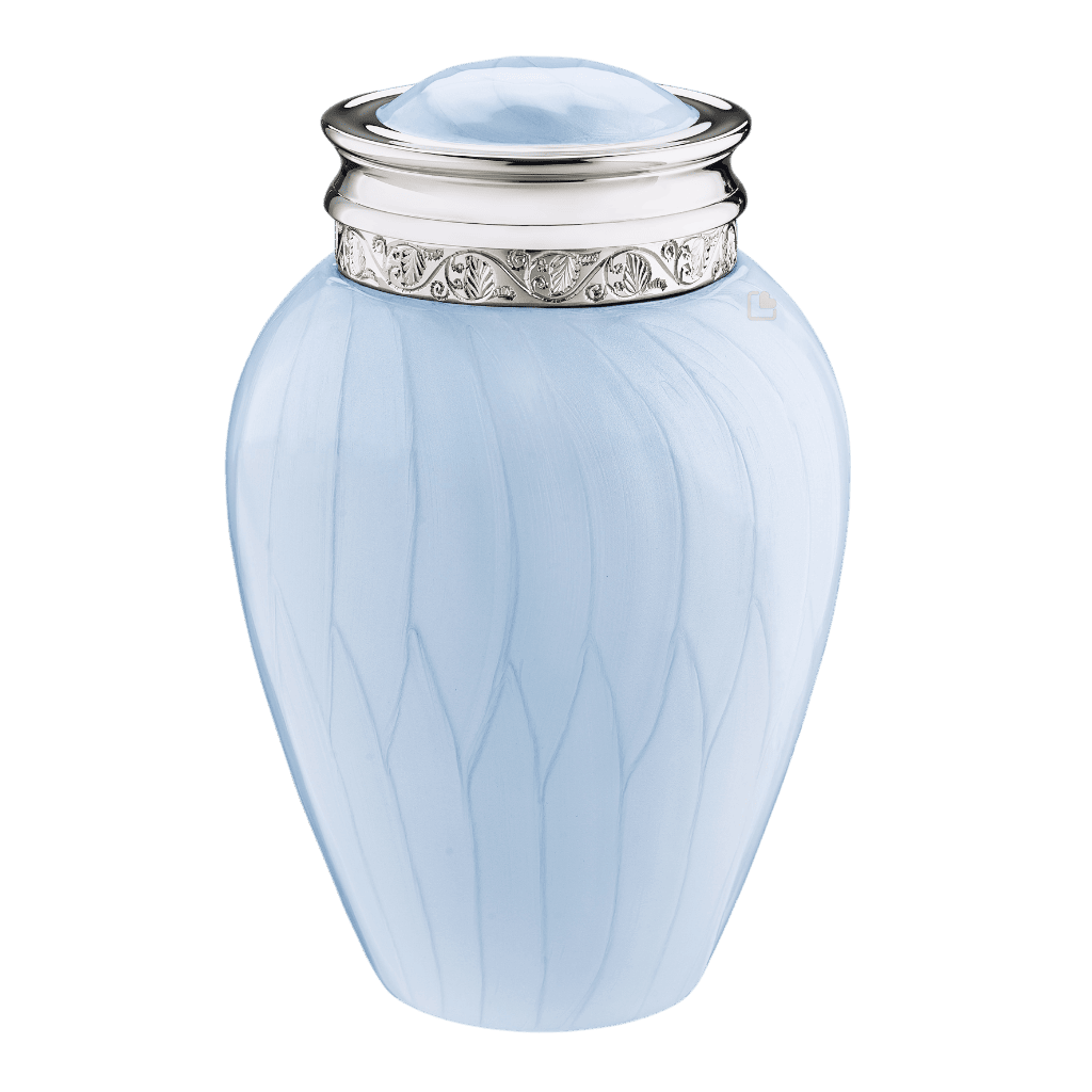 Blessings Pearl Blue Medium  Blessings  Brass and Alloy  Blue  Memorial | SKU: AMU-AULM668