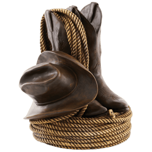 Cowboy Boots Medium  Lifestyle Range  Resin  Brown  Memorial | SKU: AMU-AUM9831