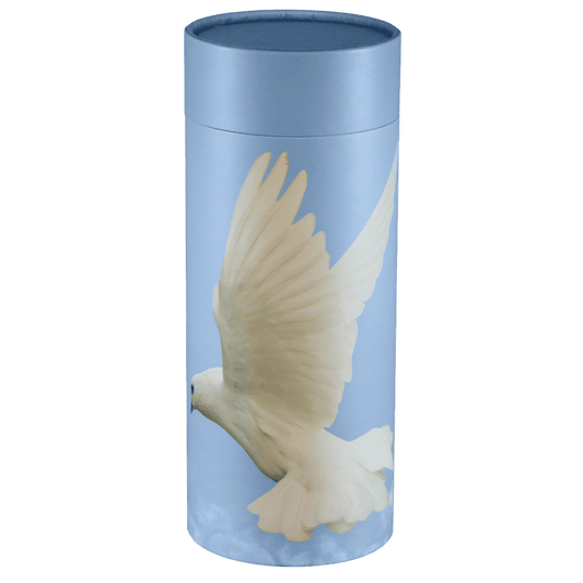 Scatter Tube Ascend Dove Large  Passages  Biodegradable  Blue  Memorial | SKU: AMU-L-AUPSTA