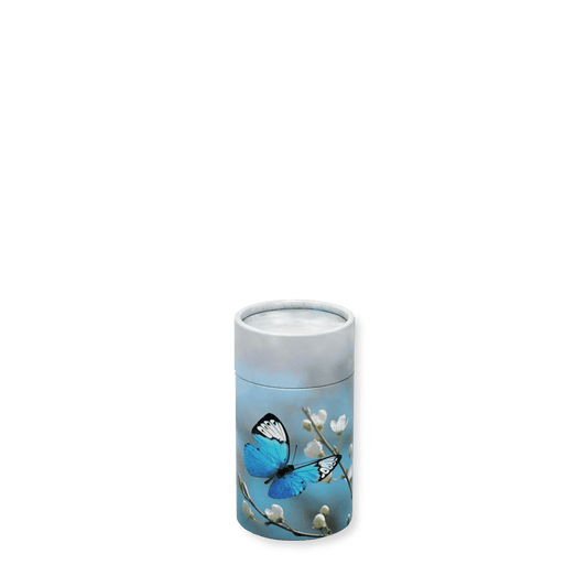 Scatter Tube Butterfly Mini  Passages  Biodegradable  Blue  Memorial | SKU: AMU-MI-AUPSTBF