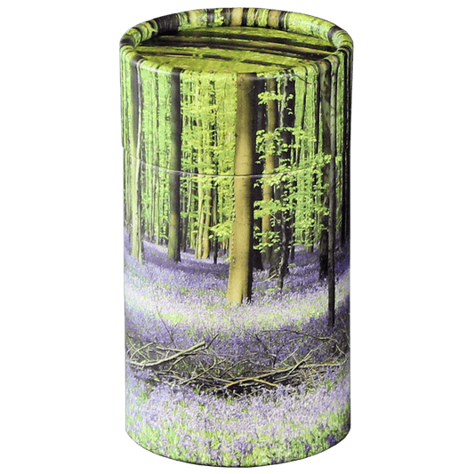 Scatter Tube Bluebell Forest Mini  Passages  Biodegradable  Green  Memorial | SKU: AMU-MI-AUPSTB