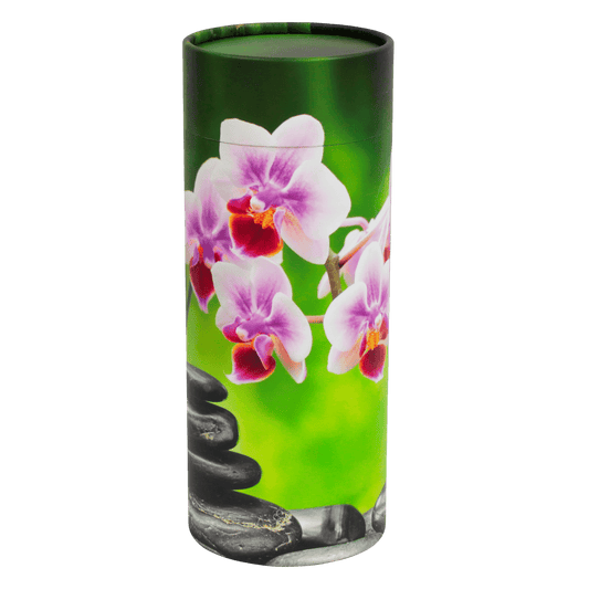 Scatter Tube Orchid Large  Passages  Biodegradable  Purple  Memorial | SKU: AMU-L-AUPSTOR