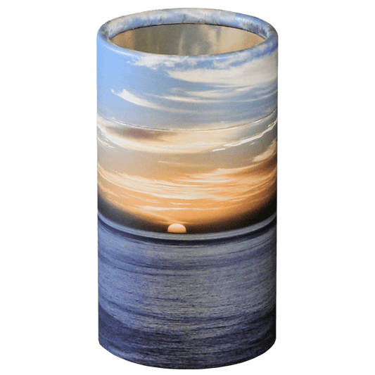 Scatter Tube Ocean Sunset Mini  Passages  Biodegradable  Blue  Memorial | SKU: AMU-MI-AUPSTO