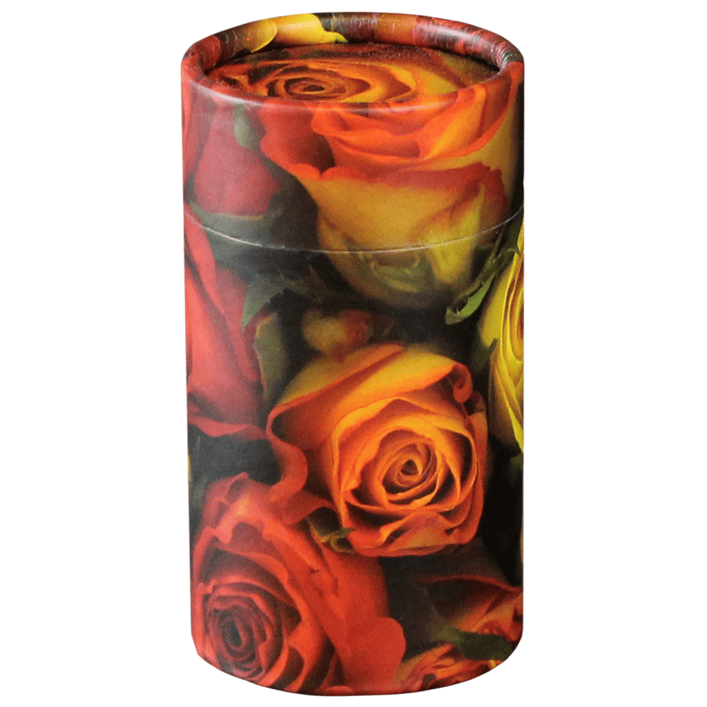 Scatter Tube Rose Mini  Passages  Biodegradable  Red  Memorial | SKU: AMU-MI-AUPSTRO