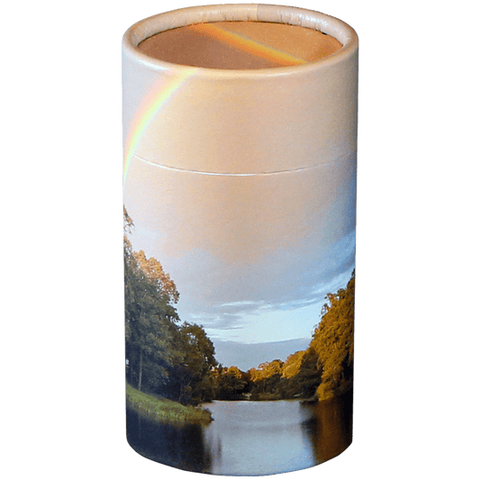 Scatter Tube Rainbow Pond Mini  Passages  Biodegradable  Rainbow  Memorial | SKU: AMU-MI-AUPSTRP