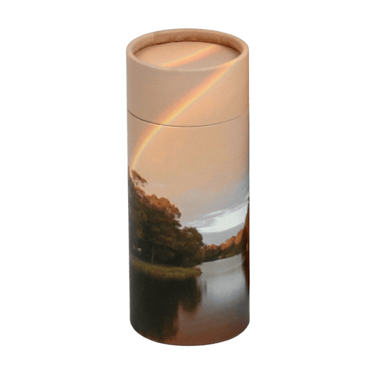 Scatter Tube Rainbow Pond Token  Passages  Biodegradable  Rainbow  Memorial | SKU: AMU-T-AUPSTRP