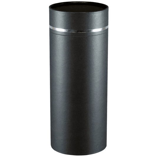 Scatter Tube Silver Lining Large  Passages  Biodegradable  Black  Memorial | SKU: AMU-L-AUPSTSL