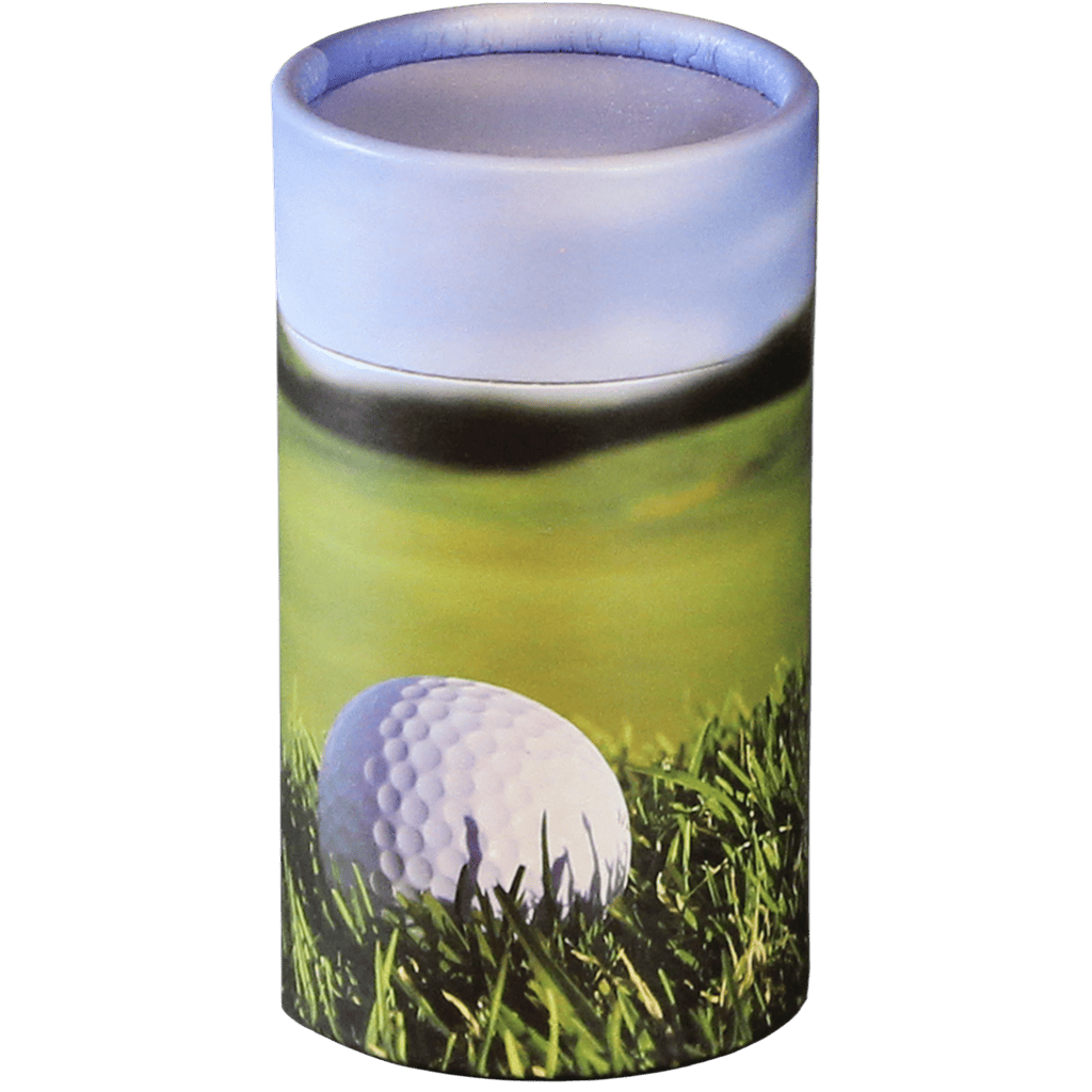 Scatter Tube The 19th Hole Mini  Passages  Biodegradable  Green  Memorial | SKU: AMU-MI-AUPSTT