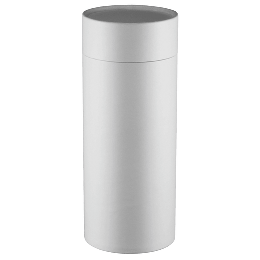 Scatter Tube White Large  Passages  Biodegradable  White  Memorial | SKU: AMU-L-AUPSTWT